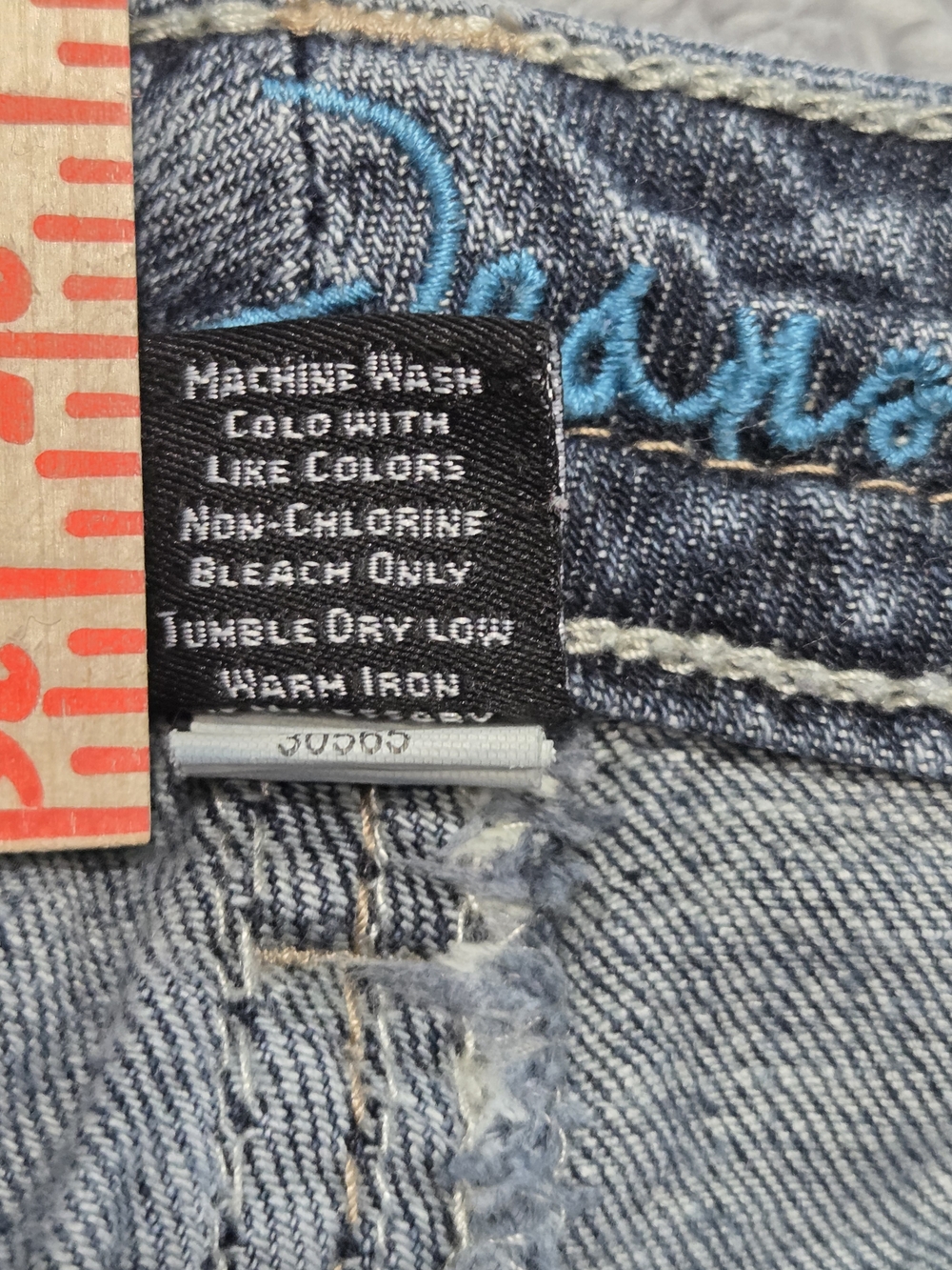 Ariya Jeans Women's Size 11/12 Blue Mid Rise Bootcut Stretch Denim Western Y2K - Picture 10 of 13